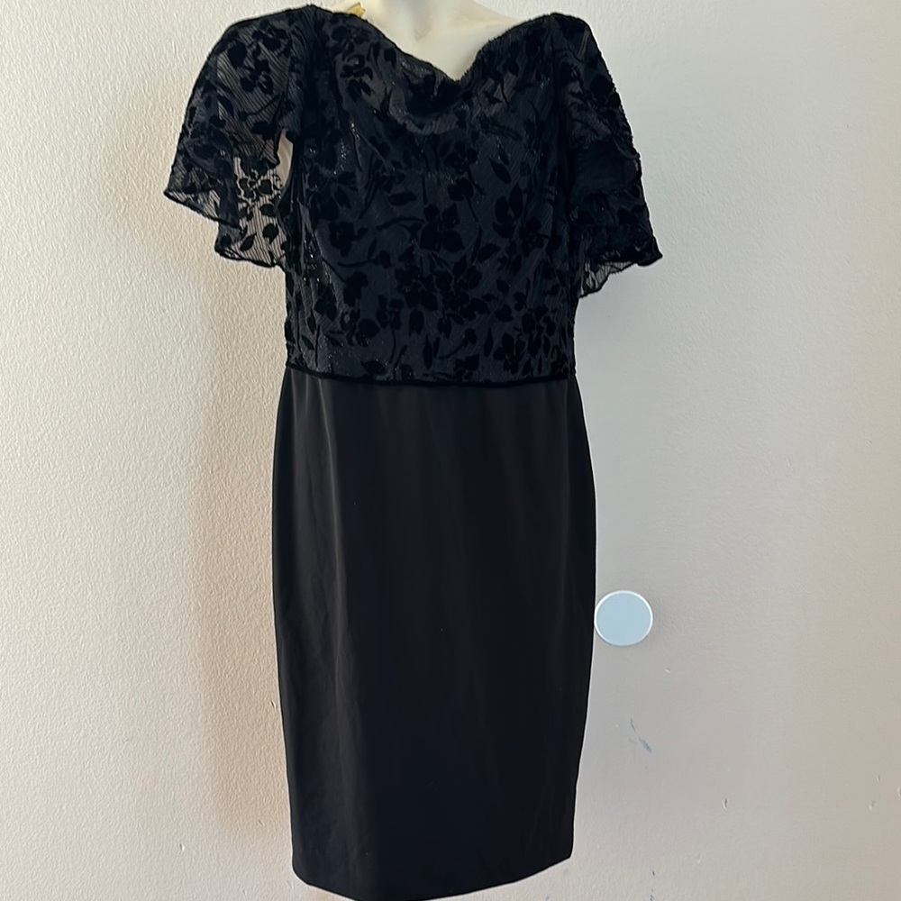 Ralph Lauren dress 14 Elegant Black Lace Dress $195